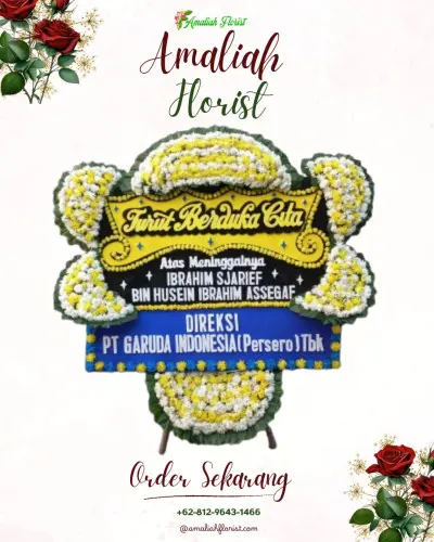 Papan Bunga Duka di Gedongsari