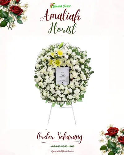 Krans Bunga Duka Cita di Gedongsari